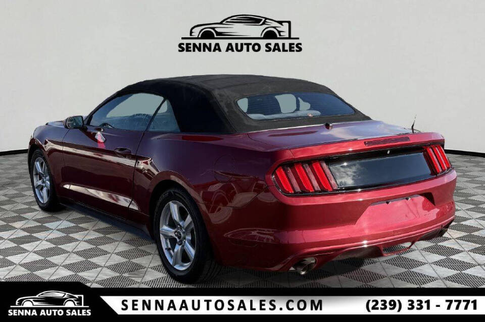 2015 Ford Mustang for sale at SENNA AUTO SALES in Naples, FL