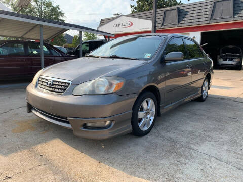 2008 Toyota Corolla for sale at C & P Autos, Inc. in Ruston LA