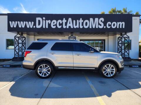 2017 Ford Explorer for sale at Direct Auto in Biloxi MS