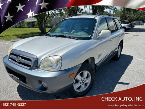 2006 Hyundai Santa Fe for sale at CHECK AUTO, INC. in Tampa FL