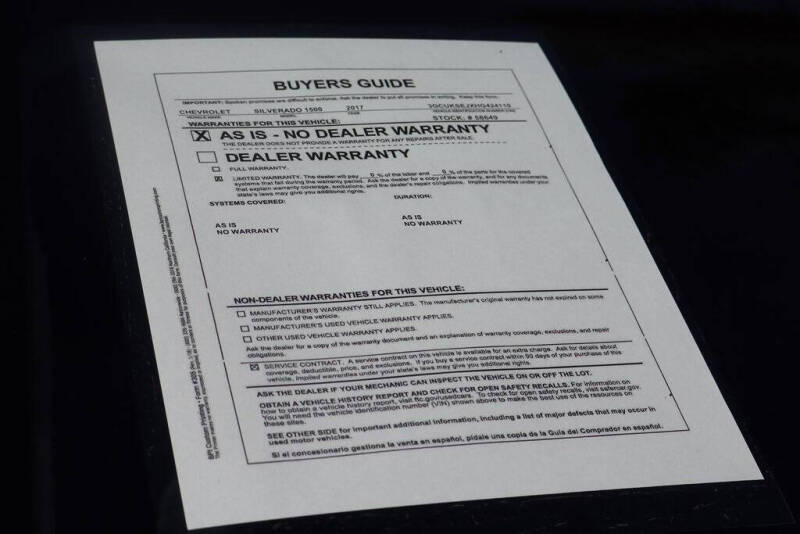 2017 Chevrolet Silverado 1500