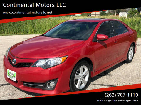 2012 Toyota Camry for sale at Continental Motors LLC in Hartford WI