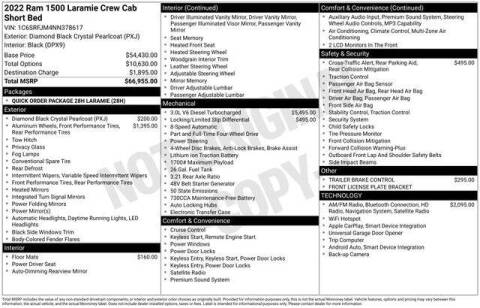 2022 RAM 1500 Laramie