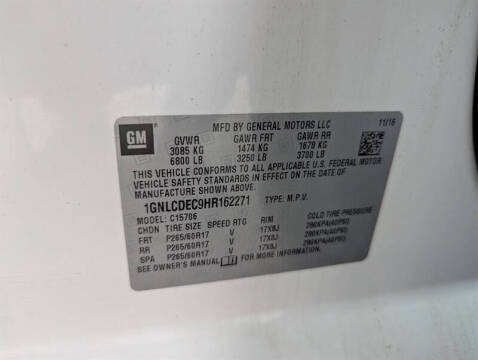 2017 Chevrolet Tahoe Police