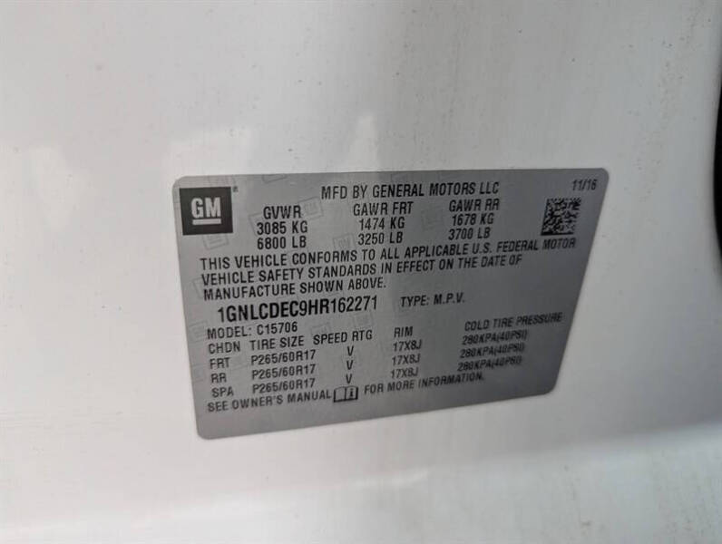 2017 Chevrolet Tahoe Police