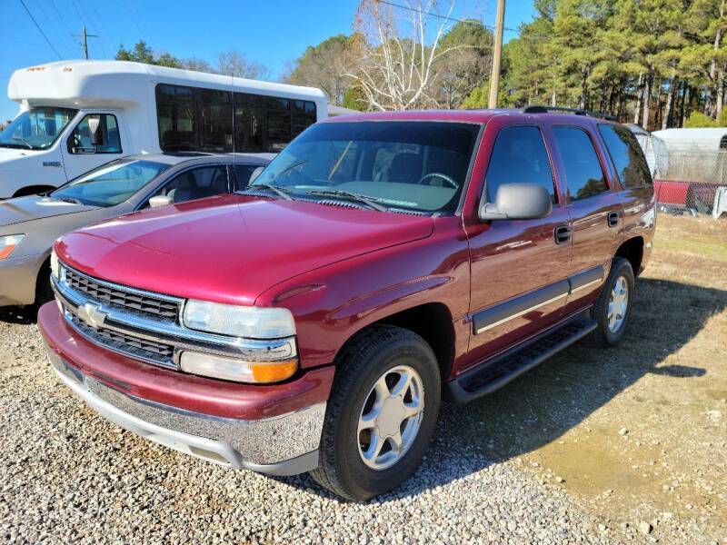 2004 Chevrolet Tahoe for sale at Performance Upholstery & Auto Sales LLC in Hot Springs AR
