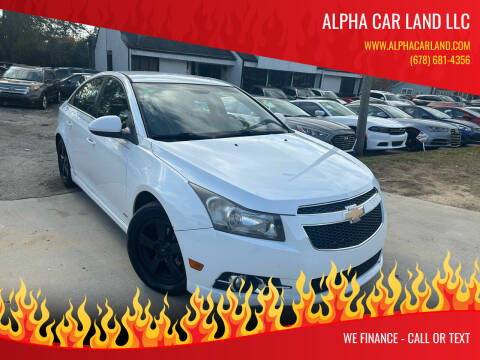 2013 Chevrolet Cruze for sale at Alpha Car Land LLC in Snellville GA