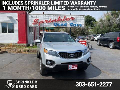 2013 Kia Sorento for sale at Sprinkler Used Cars in Longmont CO