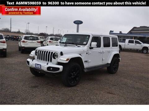 2021 Jeep Wrangler Unlimited for sale at POLLARD PRE-OWNED in Lubbock TX