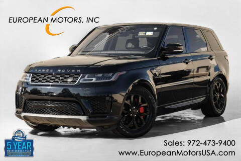 2018 Land Rover Range Rover Sport for sale at European Motors Inc in Plano TX
