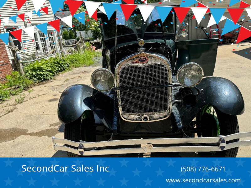 1929 Ford Model A for sale at SecondCar Sales  Inc - SecondCar Sales Inc in Plymouth MA