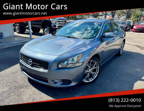 2011 Nissan Maxima for sale at Giant Motor Cars in Tampa FL