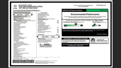 2023 RAM ProMaster 3500 159 WB