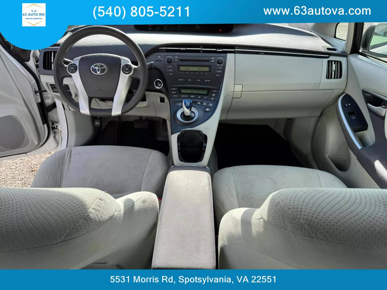 2010 Toyota Prius for sale at 63 Auto Inc in Spotsylvania, VA