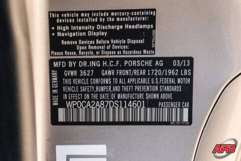 2013 Porsche Boxster