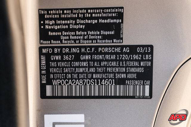 2013 Porsche Boxster