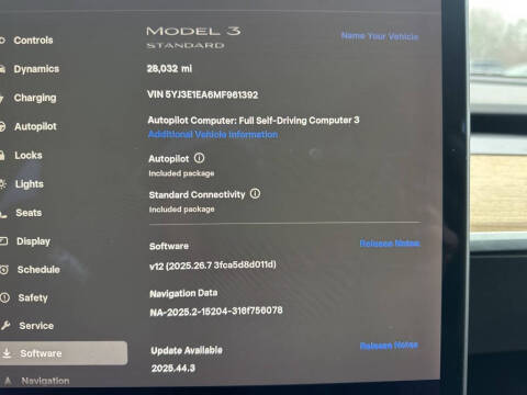 2021 Tesla Model 3 Standard Range Plus
