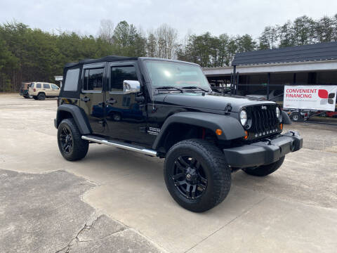 2012 Jeep Wrangler Unlimited for sale at Elite Auto Sports LLC in Wilkesboro NC