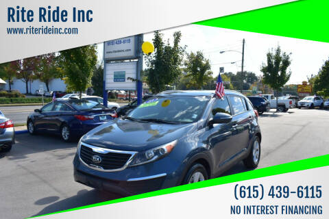 2013 Kia Sportage for sale at Rite Ride Inc in Murfreesboro TN