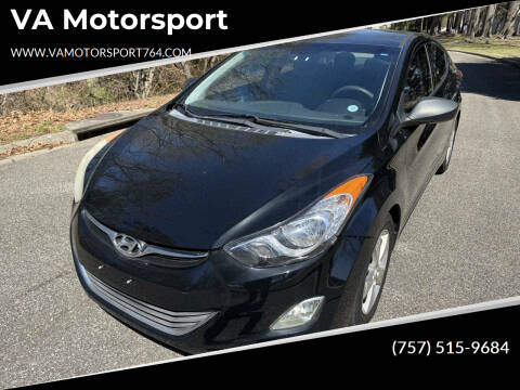 2013 Hyundai Elantra for sale at VA Motorsport in Chesapeake VA