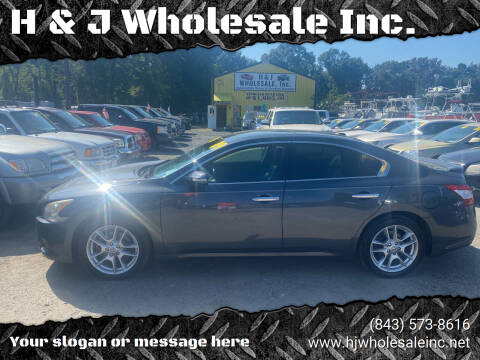 2009 Nissan Maxima for sale at H & J Wholesale Inc. in Charleston SC