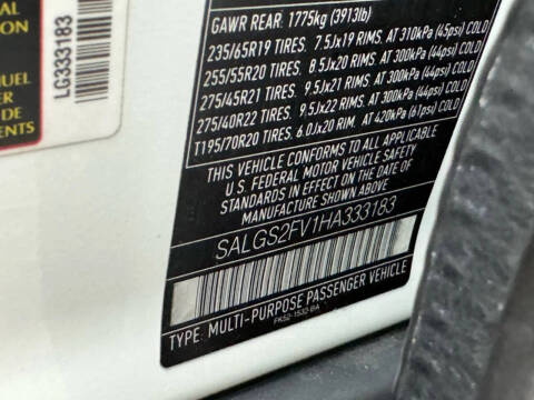 2017 Land Rover Range Rover HSE