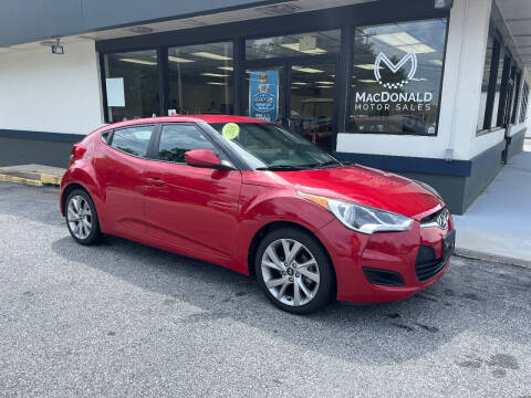 2016 Hyundai Veloster for sale at MacDonald Motor Sales in High Point NC