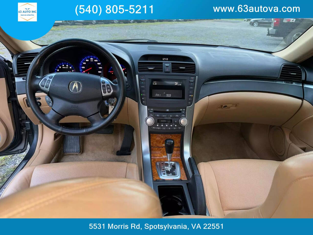 2005 Acura TL for sale at 63 Auto Inc in Spotsylvania, VA