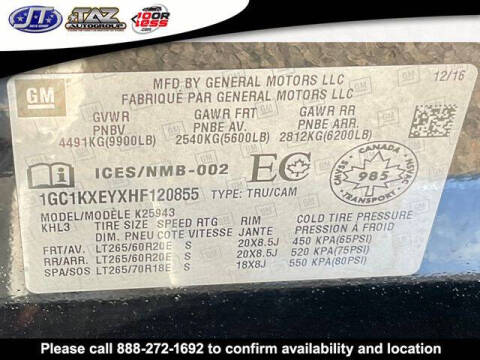 2017 Chevrolet Silverado 2500HD