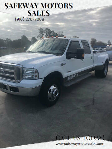 2005 Ford F-350 Super Duty for sale at Safeway Motors Sales in Laurinburg NC