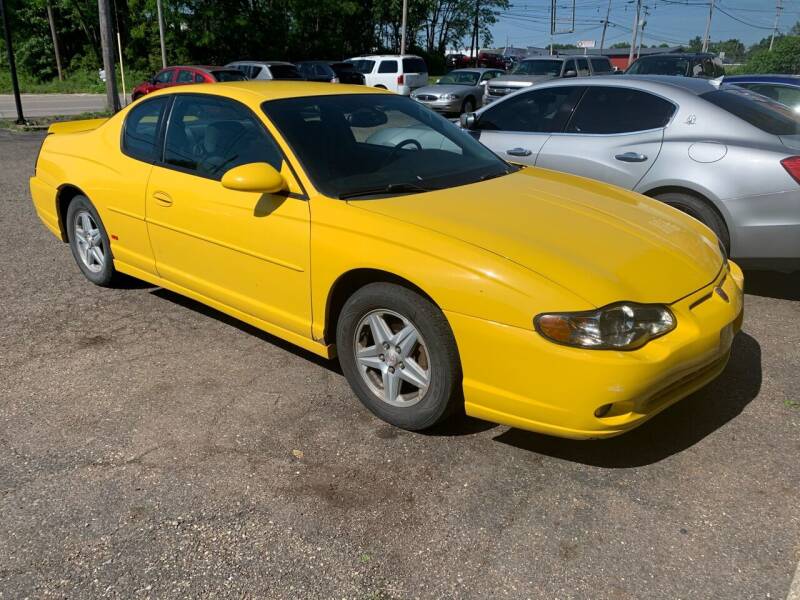 2004 Chevrolet Monte Carlo for sale at MEDINA WHOLESALE LLC in Wadsworth OH