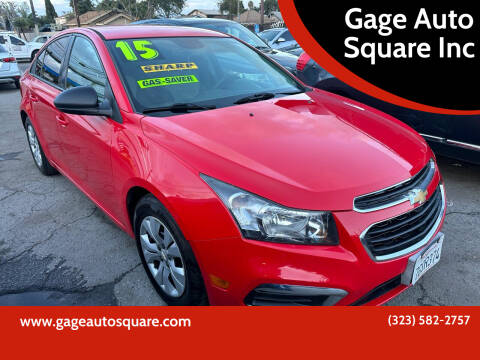 2015 Chevrolet Cruze for sale at Gage Auto Square Inc in Los Angeles CA