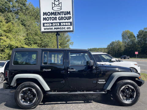 Jeep Wrangler For Sale in Lancaster, SC - Momentum Motor Group Jeep Wrangler For Sale in Lancaster, SC - Momentum Motor Group