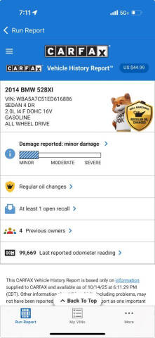 2014 BMW 5 Series 528i xDrive