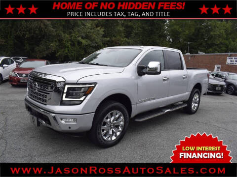 2020 Nissan Titan for sale at Jason Ross Auto Sales in Burlington NC