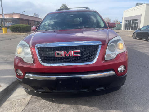 2012 GMC Acadia for sale at Colfax Motors in Denver CO