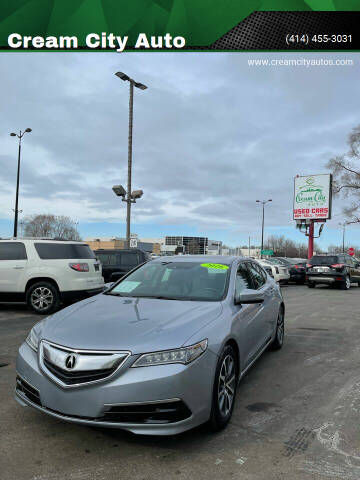 2016 Acura TLX for sale at Cream City Auto in Milwaukee WI