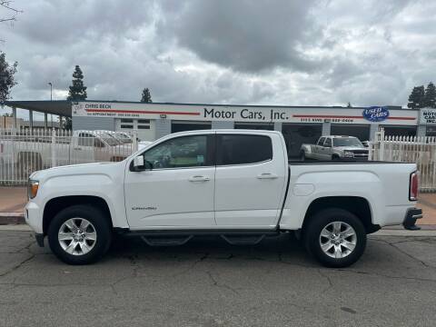 2018 GMC Canyon for sale at MOTOR CARS INC in Tulare CA