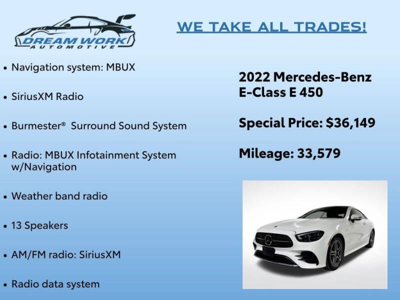 2022 Mercedes-Benz E-Class E 450 4MATIC