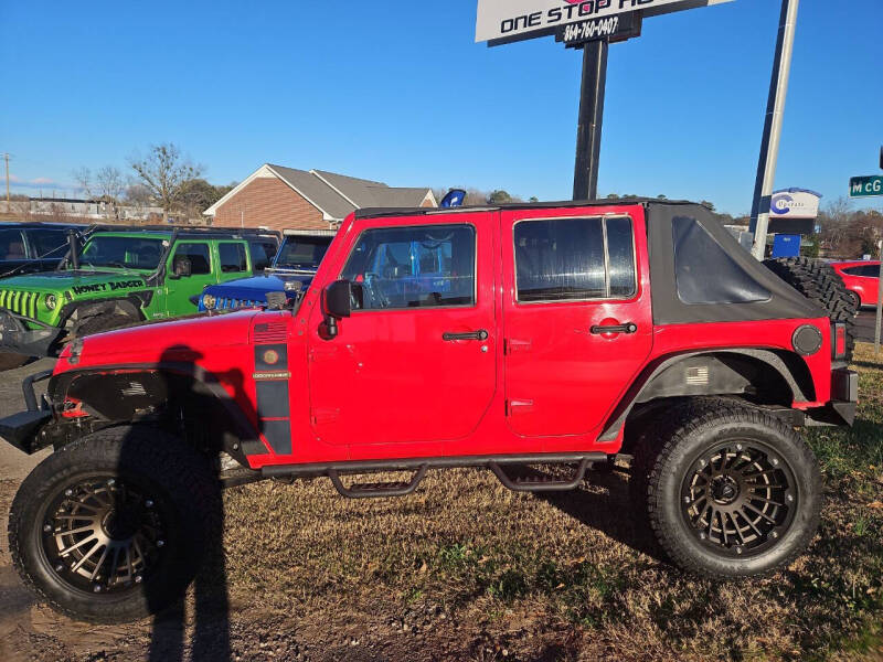 2016 Jeep Wrangler Unlimited for sale at One Stop Auto Group in Anderson SC