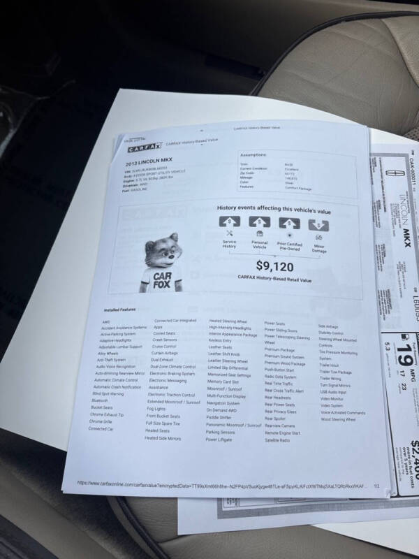 2013 Lincoln MKX