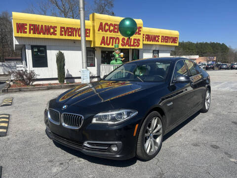 2014 BMW 5 Series for sale at Acceptance Auto Sales in Lithia Springs GA