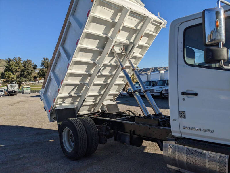 2016 Hino 268 16 Ft  Dump Truck