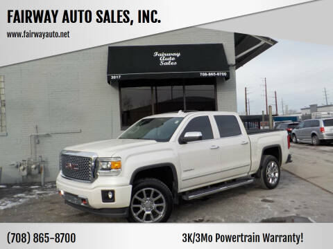 2015 GMC Sierra 1500 for sale at FAIRWAY AUTO SALES, INC. in Melrose Park IL