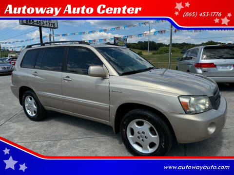 2006 Toyota Highlander for sale at Autoway Auto Center in Sevierville TN