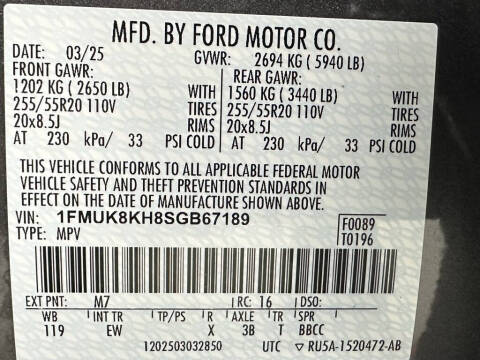 2025 Ford Explorer ST-Line