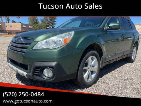 2014 Subaru Outback for sale at Tucson Auto Sales in Tucson AZ
