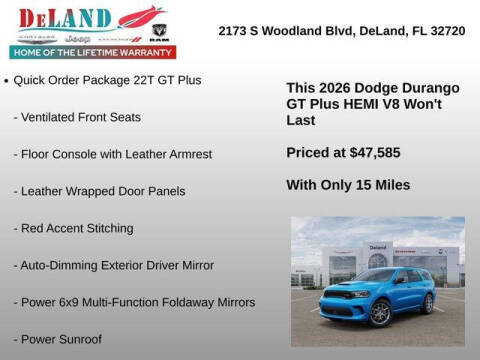 2026 Dodge Durango GT HEMI Plus