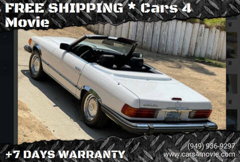 1980 Mercedes-Benz 450 SL for sale at FREE SHIPPING * Cars 4 Movie in Brea CA