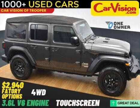 2019 Jeep Wrangler Unlimited for sale at Car Vision of Trooper in Norristown PA